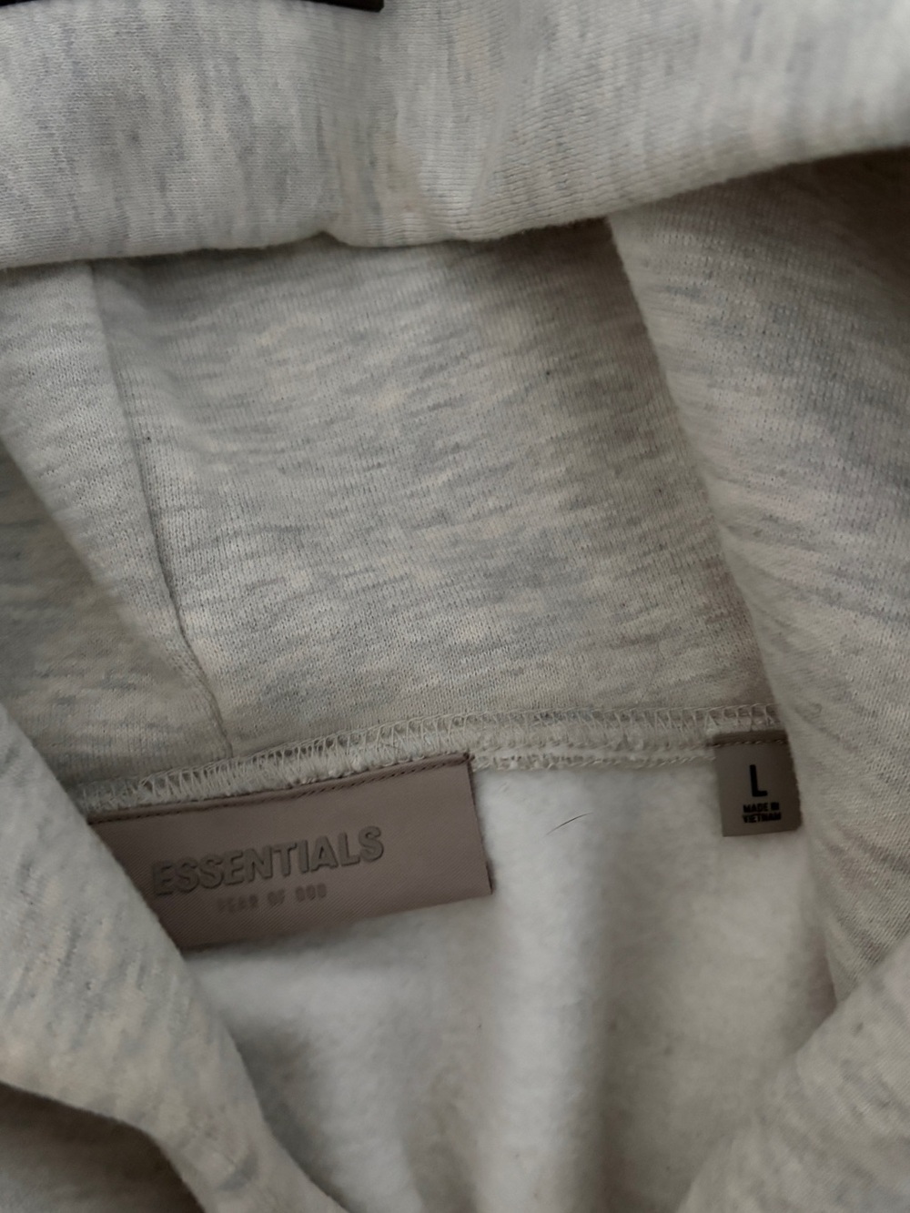Essentials fear of god Heather grey hoodie - Picture 5 of 5